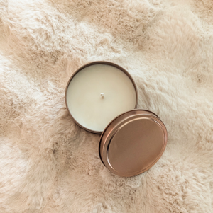 Rose Gold Scarlet Cranberry + Cashmere Candle