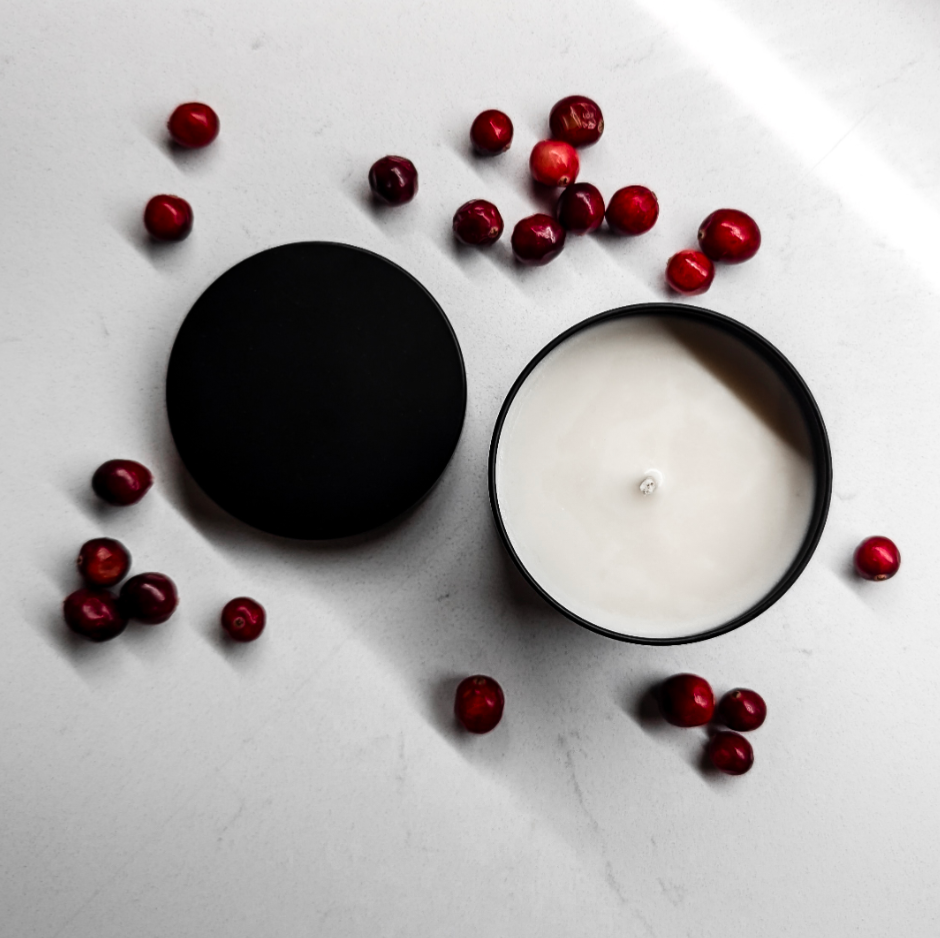 Scarlet Cranberry + Cashmere Candle