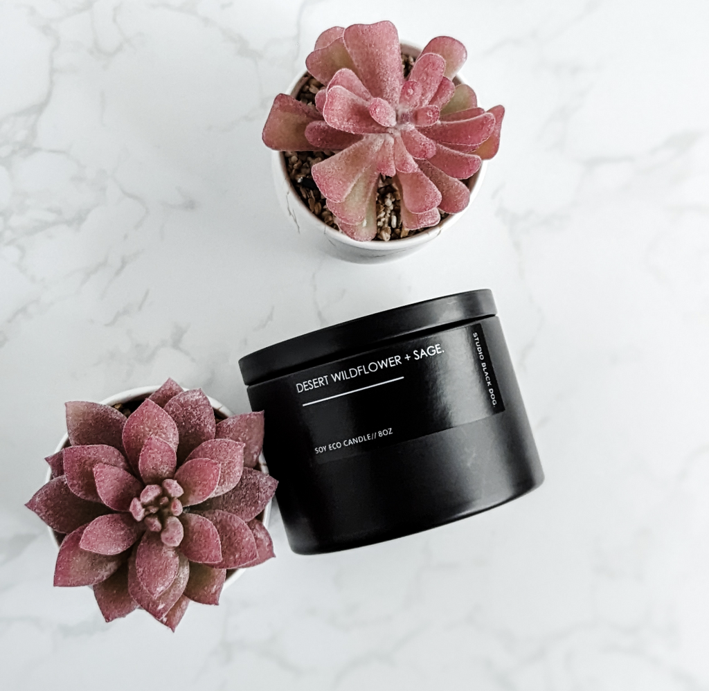 Desert Wildflower + Sage Candle